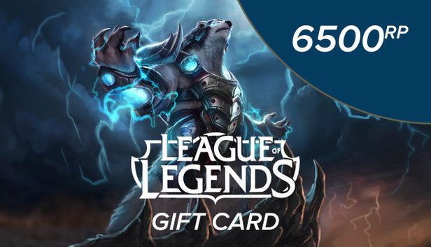 League of Legends 50 EUR - 6500RP